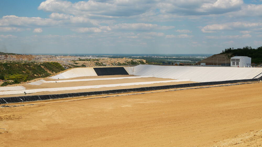 Construction site works - New landfill - 4 June 2021