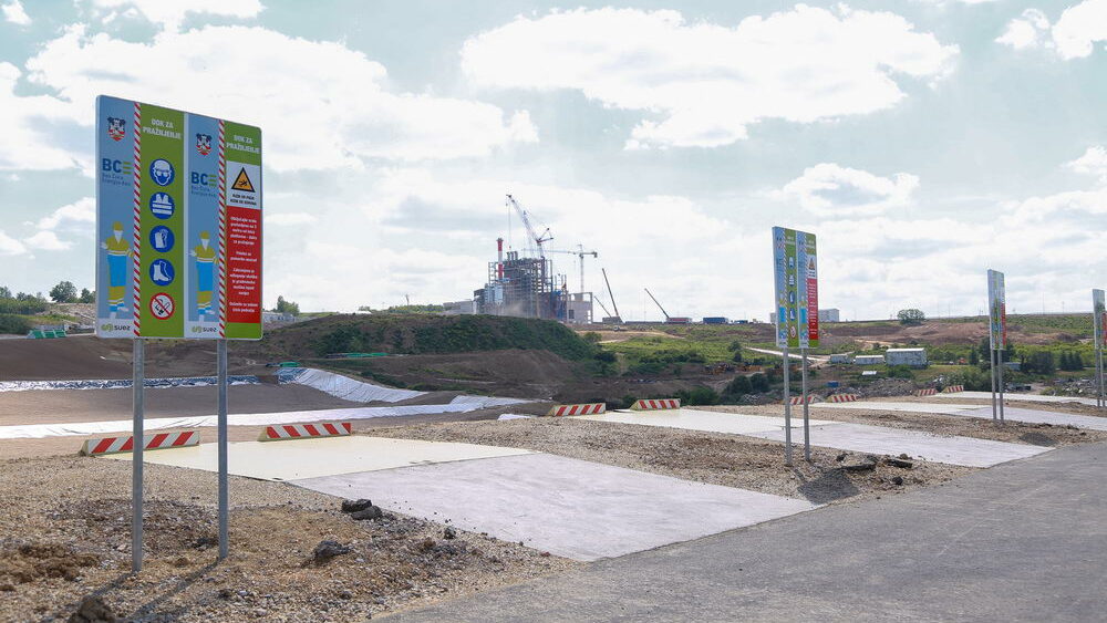 Construction site works - New landfill - 4 June 2021