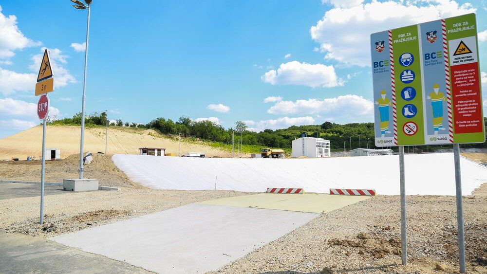 Construction site works - New landfill - 4 June 2021