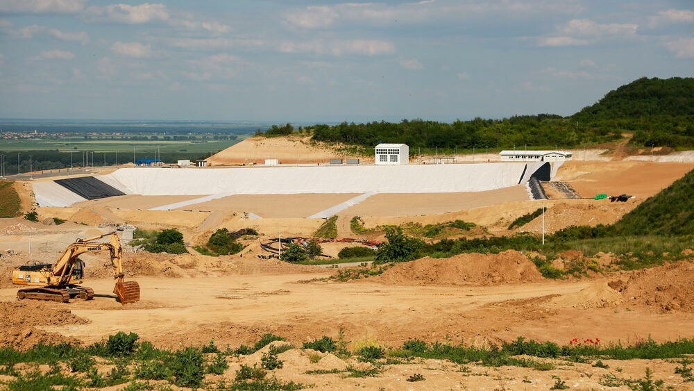 Construction site works - New landfill - 4 June 2021