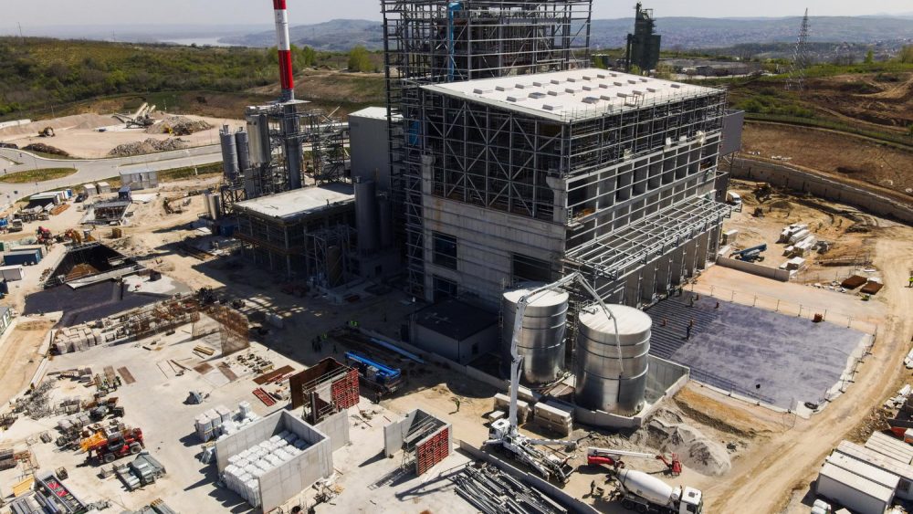 Construction of Energy-from-Waste facility is ongoing, equipment is delivered, 85% of works have been performed and works on energy plants for energy recovery are underway.