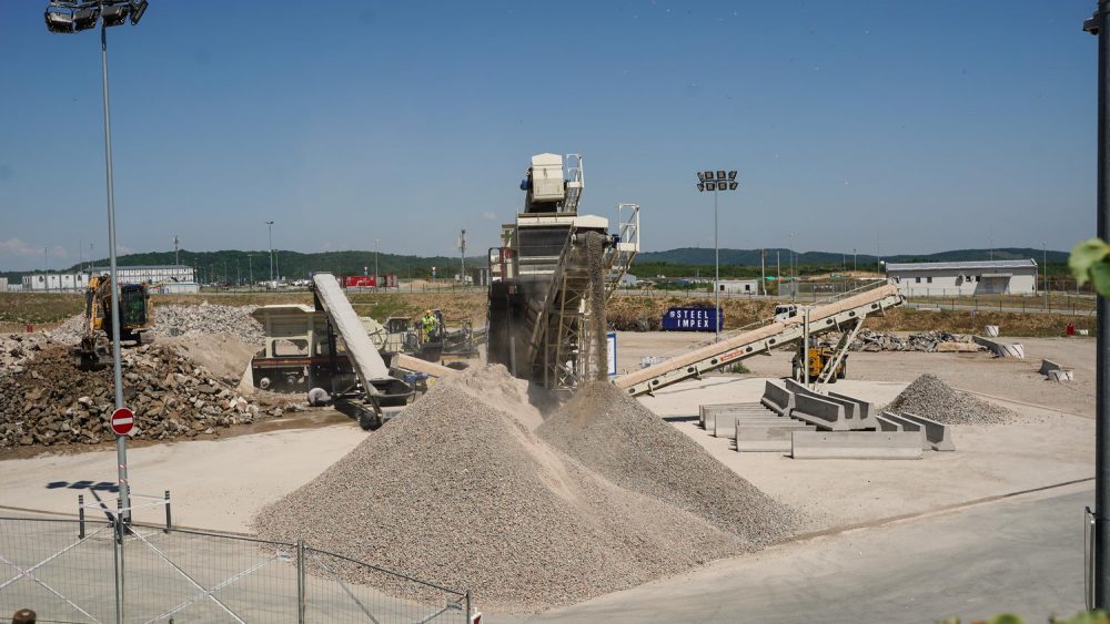 The Construction and Demolition Waste recycling facility started operations in August 17, 2021,  with a processing capacity of over 200,000 tons / year