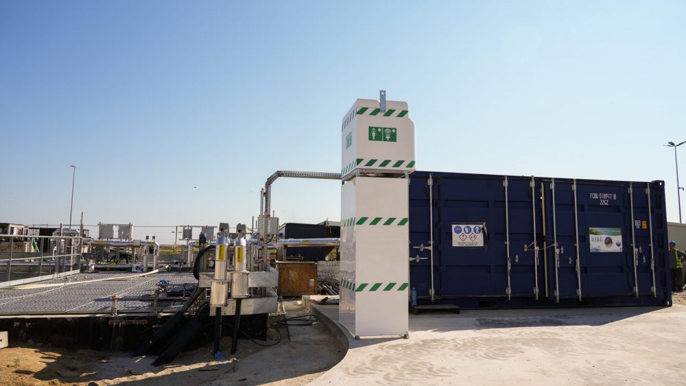 Construction of Energy-from-Waste facility is ongoing, equipment is delivered, 85% of works have been performed and works on energy plants for energy recovery are underway.