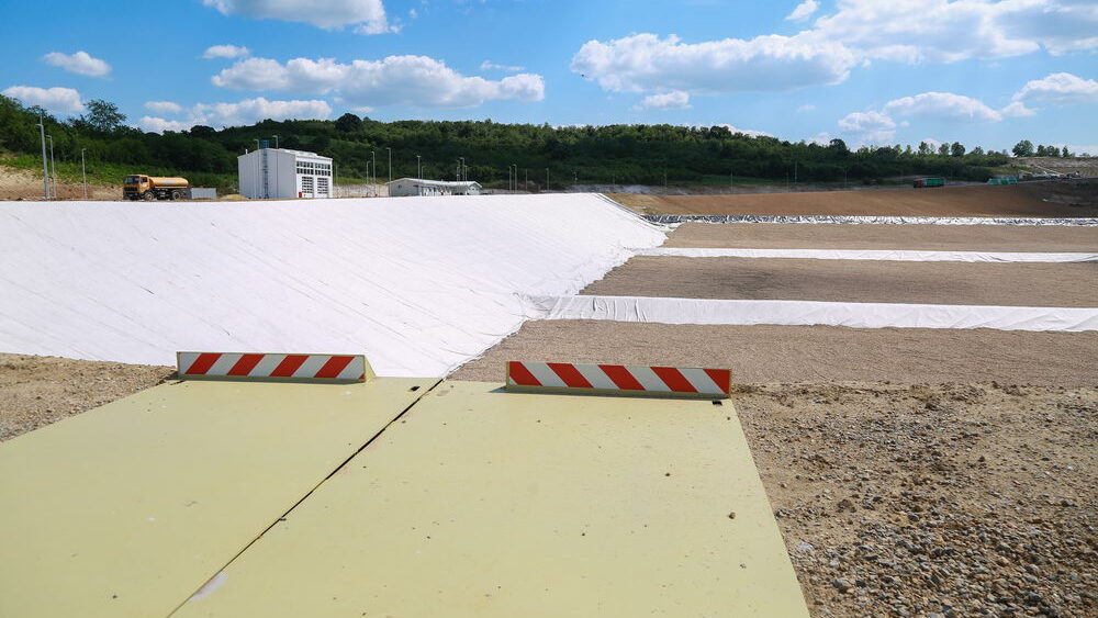 Construction site works - New landfill - 4 June 2021