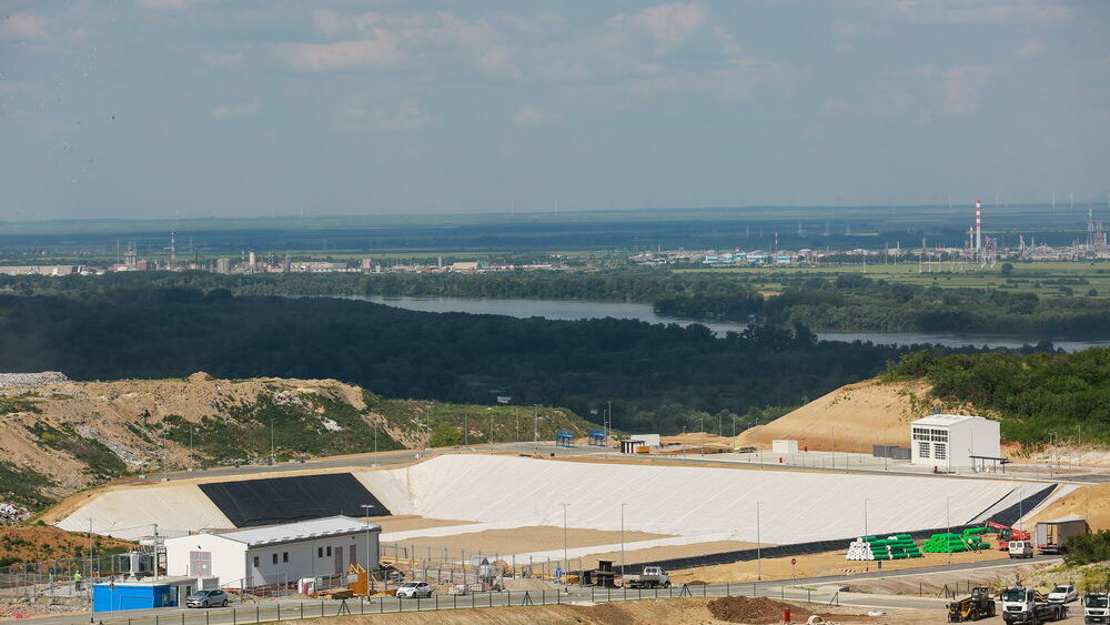 Construction site works - New landfill - 4 June 2021