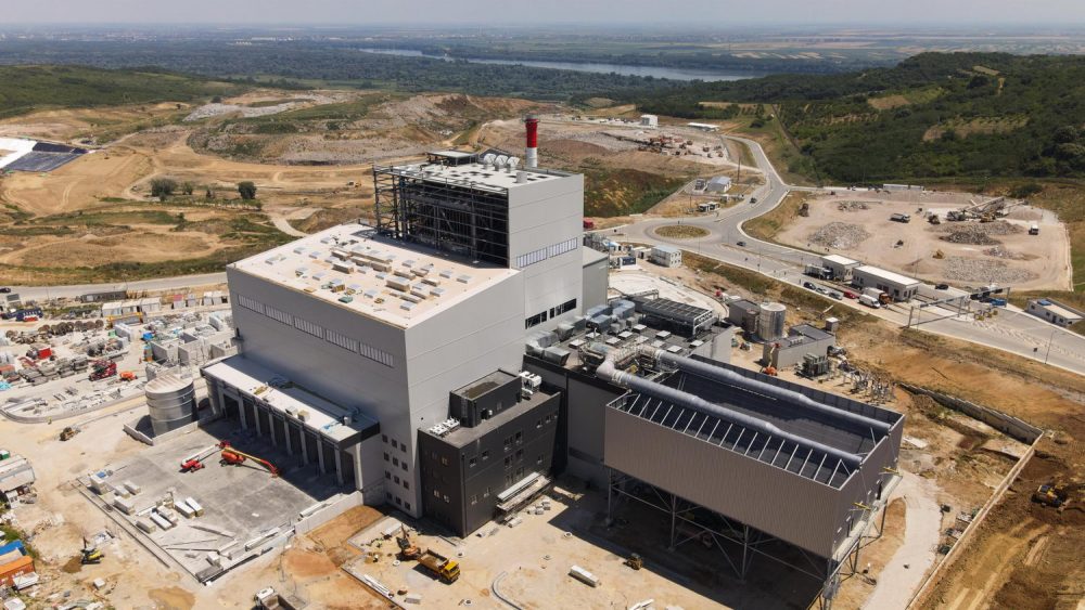 Construction of Energy-from-Waste facility is ongoing, equipment is delivered, 85% of works have been performed and works on energy plants for energy recovery are underway.